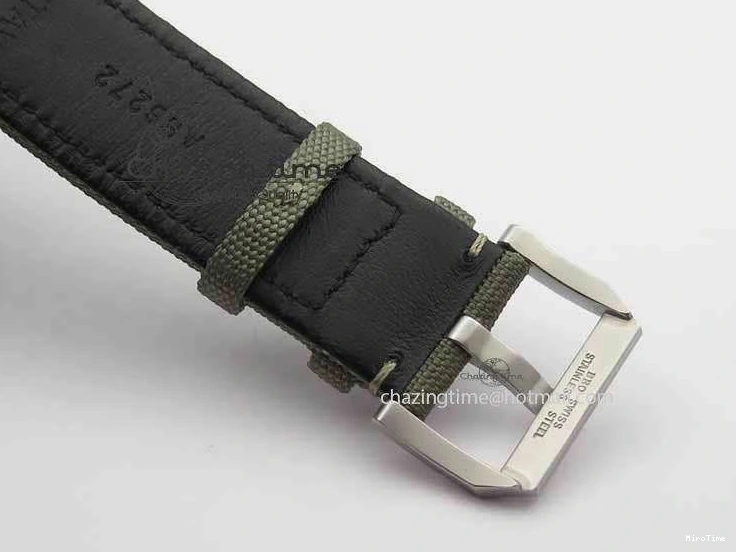 MIROTIME 0126 Big Pilot Real PR 48mm IW501902 Real Ceramic ZF 1:1 Best Edition On Green Nylon Strap A51111 V Durable 7249